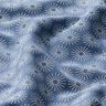 Jersey de algodão flores de brilho – azul ganga,  thumbnail number 2