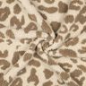 Tecido de pel&uacute;cia Teddy Leopardo &ndash; natural/taupe escuro,  thumbnail number 3