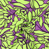 Lenzing Ecovero Inked Bouquet | Nerida Hansen – vermelho violeta médio/verde lima,  thumbnail number 4