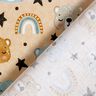Popelina de algodão Cabeças de urso e arco-íris Impressão Digital – bege,  thumbnail number 4