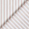 Tecido de algodão Riscas bicolores – branco sujo/damasco,  thumbnail number 4