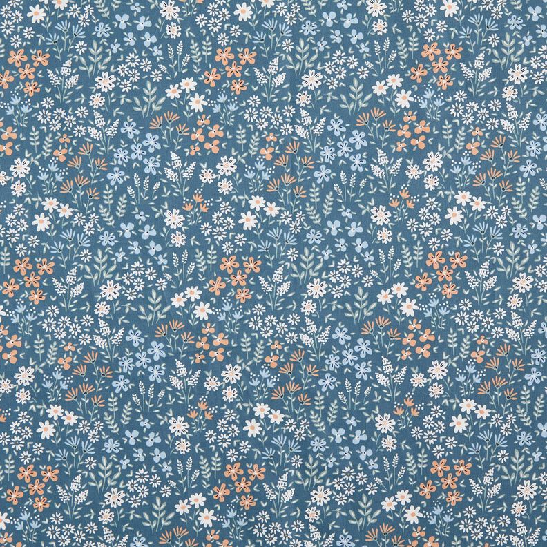 Algodão revestido Prado de flores colorido – jeans azul claro/azul claro,  image number 1