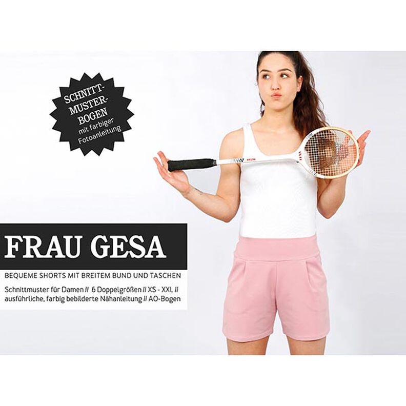 FRAU GESA - Calções confortáveis com cintura larga, Studio Schnittreif | XS - XXL,  image number 1