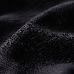 Tecido de algodão Aparência de linho – preto, 