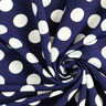 Tecido crepe Polka Dots [2,5 cm] – azul-marinho,  thumbnail number 3