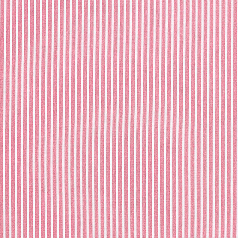 Popelina de algodão Riscas – rosa/branco,  image number 1