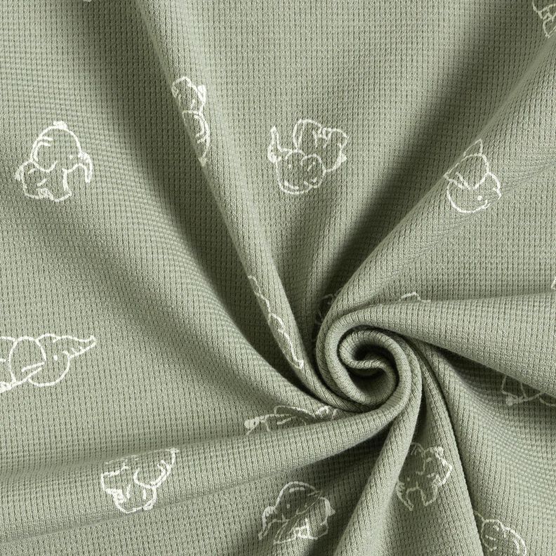 Jersey Favos Elefantes bebé – greige,  image number 3