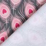 Jersey de algodão Pavo | Stoff&Liebe – cinza ardósia/rosa intenso,  thumbnail number 4