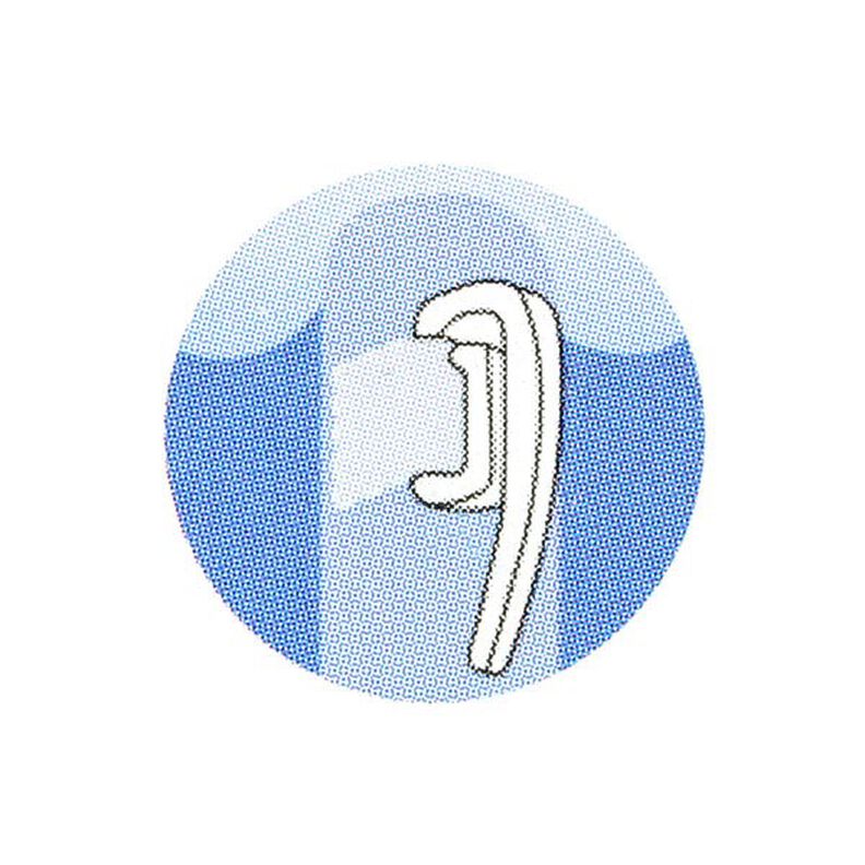 Ganchos para cortinas, 30 unidades – branco | Prym,  image number 4