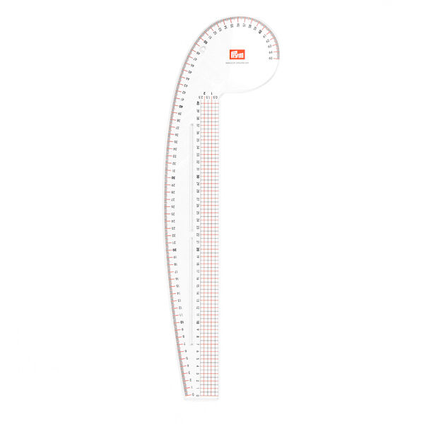 Régua de curvas 40 x 65 cm – transparente | Prym,  image number 1