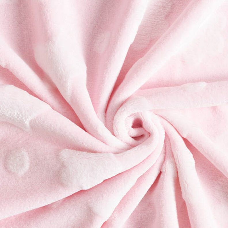 Tecido polar fofinho Estrelas e flores – rosé,  image number 3