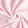 Tecido polar fofinho Estrelas e flores – rosé,  thumbnail number 3