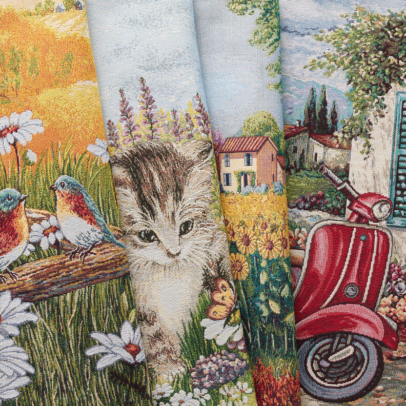 Painel decorativo Gobelina Vespa – carmin/bege claro,  image number 5