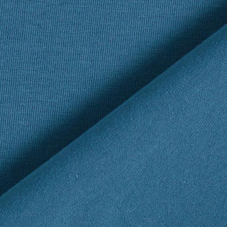 GOTS Jersey de algodão | Tula – azul ganga,  image number 3