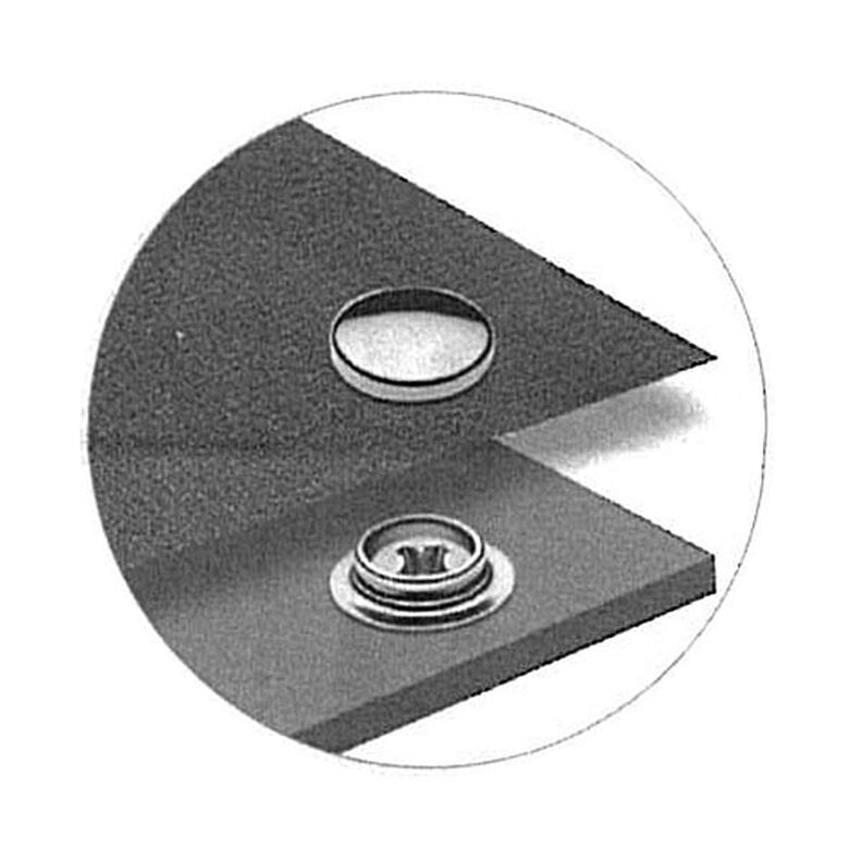 Botões de pressão Iates & Roulottes [Ø 15 mm] - prateado metálica| Prym,  image number 4