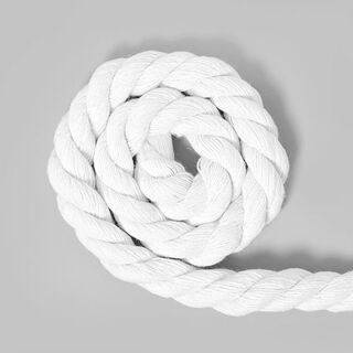 Cordão de algodão [Ø 14 mm] 1 - branco, 
