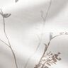 Tecido para cortinados Voile Ramos delicados – branco/cinzento-prateado,  thumbnail number 5
