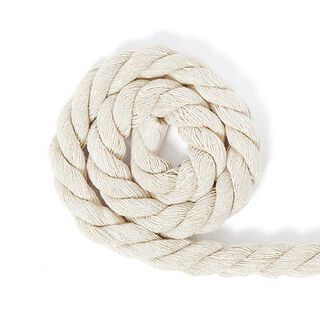 Cordão de algodão [Ø 14 mm] 2 - branco natural, 