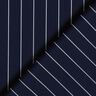 Tecido para calças Stretch Riscas de giz – azul-noite/branco,  thumbnail number 4