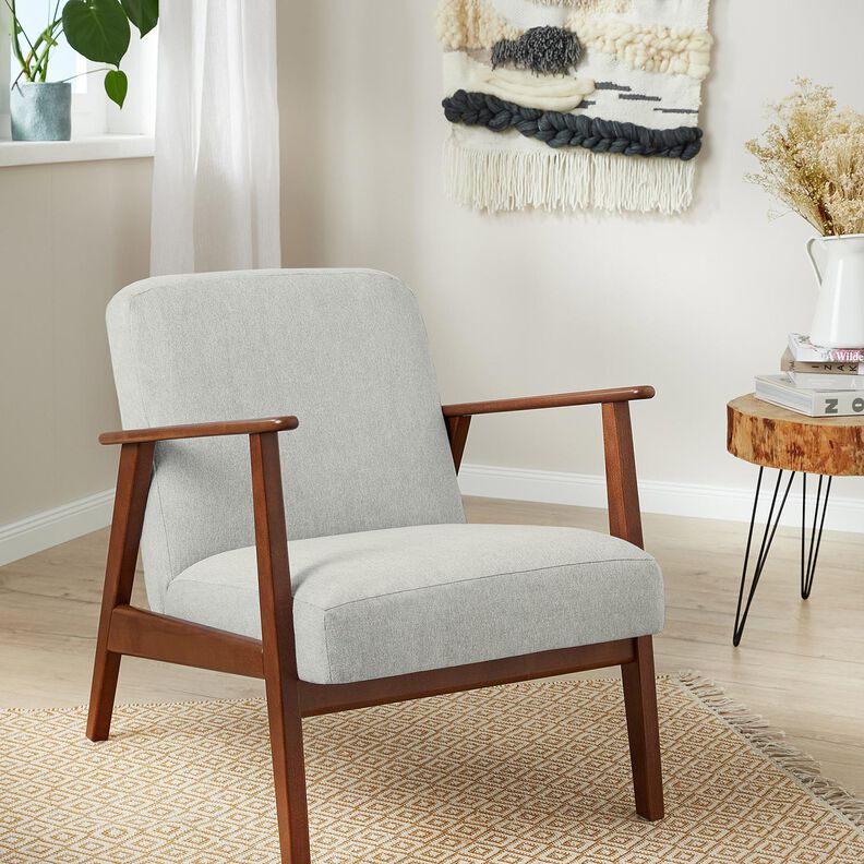 Tecido para estofos Look de veludo – marfim,  image number 5