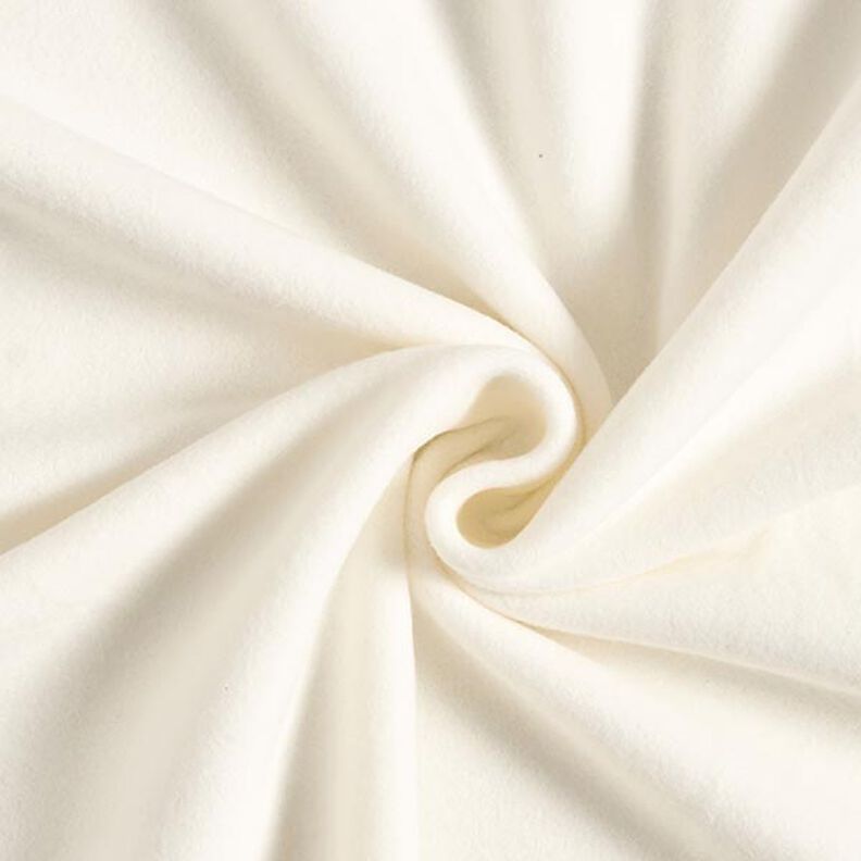Tecido polar de algodão Liso – marfim,  image number 1
