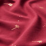 Jersey de algodão Flores Estampado prateado – bordô/cobre,  thumbnail number 2