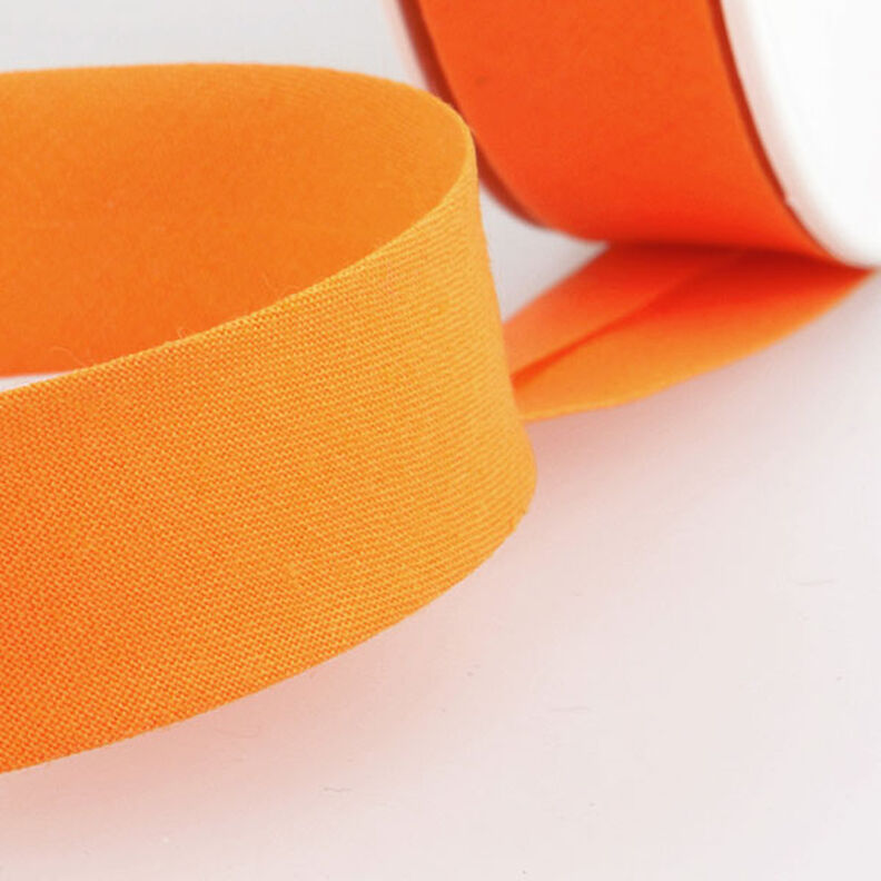 Fita de viés Polycotton [20 mm] – laranja,  image number 2