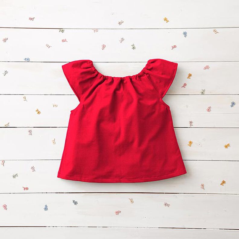 Jersey de algodão médio liso – vermelho,  image number 7