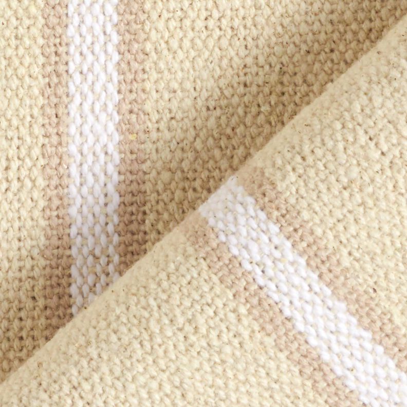 Tecido de algod&atilde;o r&uacute;stico &ndash; an&eacute;mona/natural,  image number 4