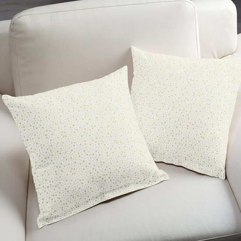 Tecido de algodão Cretone Céu estrelado natalício, pequeno – branco,  image number 6