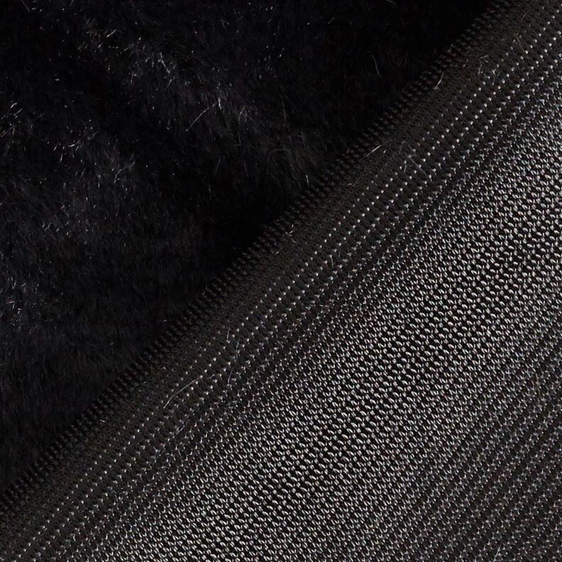 pele sintética de alta qualidade lisa – preto,  image number 3