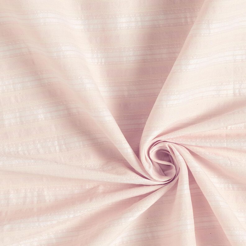 Mistura de algodão Riscas Enrugado – rosé,  image number 3