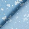 Chambray Pintas e borboletas – azul claro/branco sujo,  thumbnail number 4