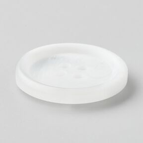 Botão redondo de 4 furos [Ø 25 mm] – branco, 