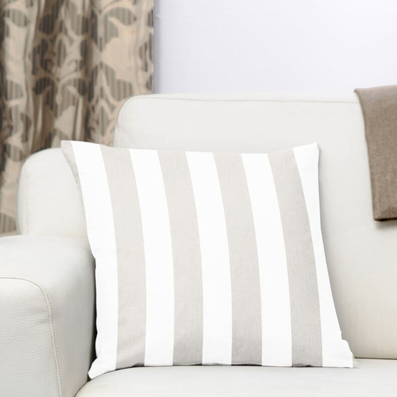 Sarja de algodão Riscas 1 – cinzento claro/branco,  image number 7