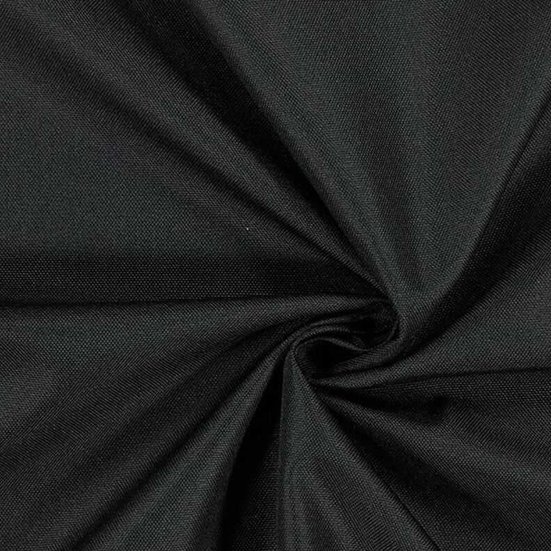 Tecido para exteriores Panamá Liso – preto,  image number 1