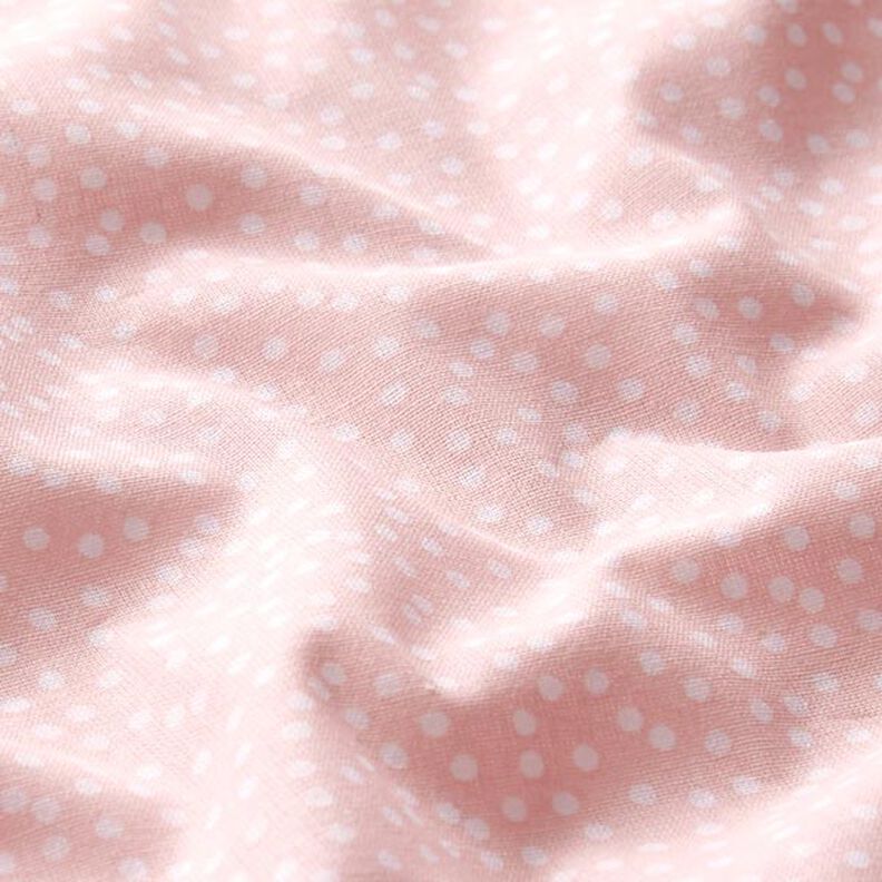 Tecido de algodão Cretone Pintas irregulares – rosé,  image number 2