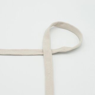 Cordão plano Camisola com capuz Algodão [15 mm] – natural, 