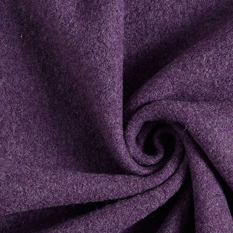 Lã grossa pisoada Melange – ameixa,  image number 1