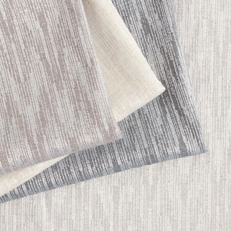 Tecido para decoração Jacquard Tecido abstrato reciclado – cinzento,  image number 5
