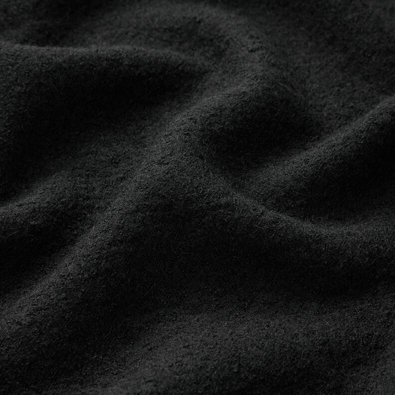 Tecido leve de malha com mistura de viscose e lã – preto,  image number 2