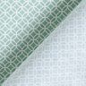 Tecido de algodão Cretone Motivo de azulejo pequeno – verde claro,  thumbnail number 4