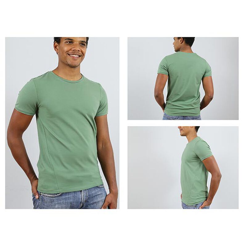 HERR BELA - Camisola desportiva com costura lateral diagonal, Studio Schnittreif | 42 - 60,  image number 2