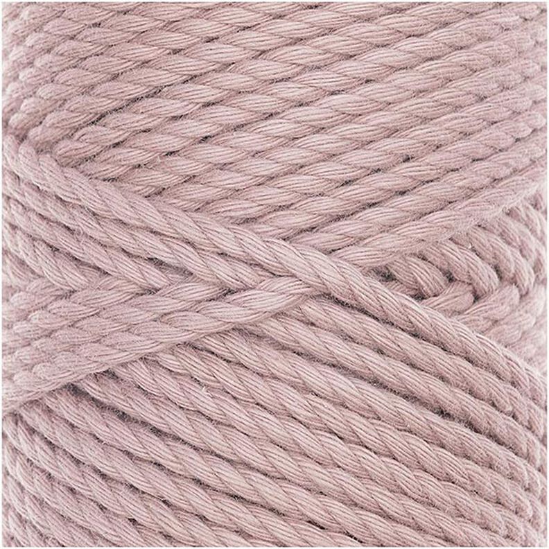 Creative Cotton Cord Skinny Fio de Macramé [3mm] | Rico Design - rosa embaçado,  image number 2
