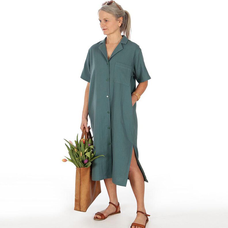 FRAU ISLA Vestido-camisa com lapela | Studio Schnittreif | XS-XXL,  image number 5