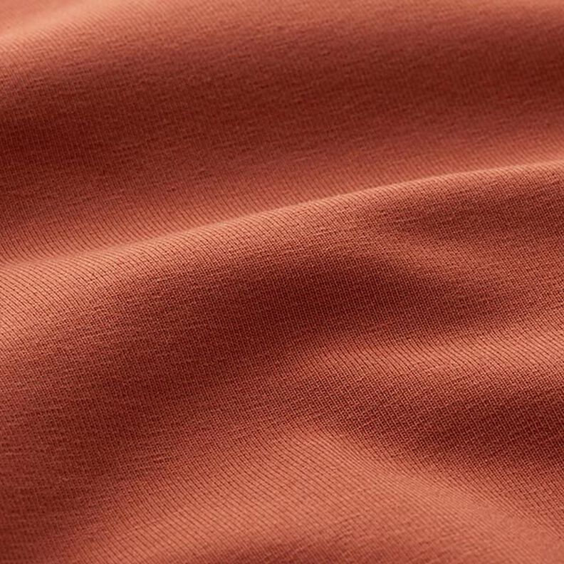 Jersey de algodão médio liso – terracota,  image number 4