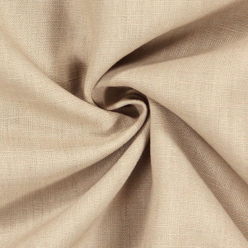Tecido de linho Mistura de Rami Médio – amêndoa,  image number 3