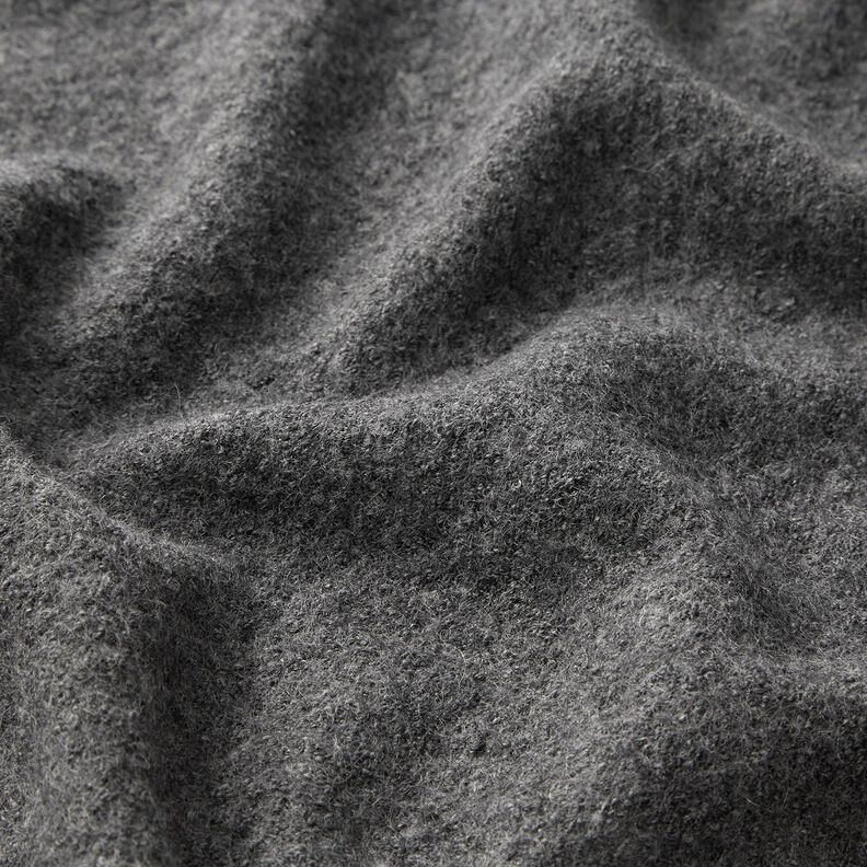 Tecido leve de malha com mistura de viscose e lã – cinzento escuro,  image number 2