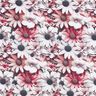 Tecido de viscose Mar de margaridas &ndash; branco/p&uacute;rpura,  thumbnail number 1