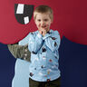 Jersey de algodão Monstros superheróis | PETIT CITRON – azul bebé,  thumbnail number 7
